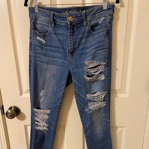 American eagle hi rise jeggings